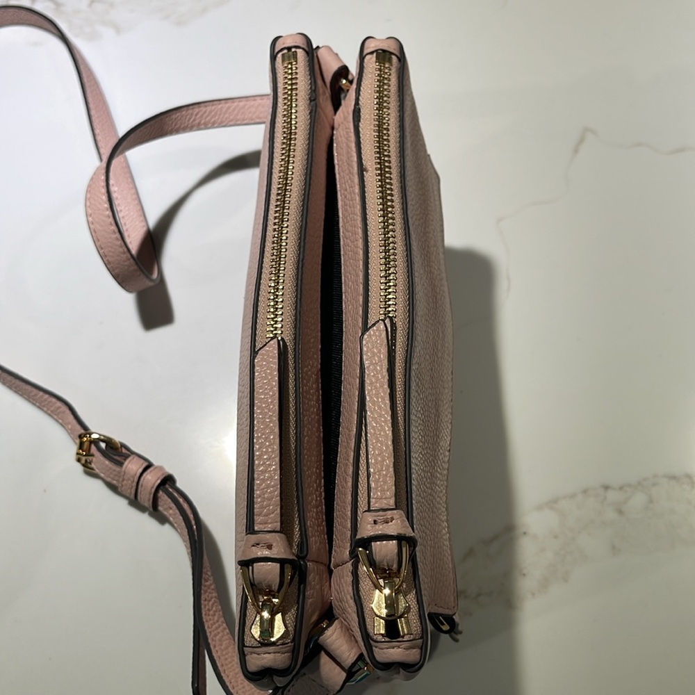 Leather VINCE CAMUTO Crossbody bag, cameo rose - Picture 9 of 11